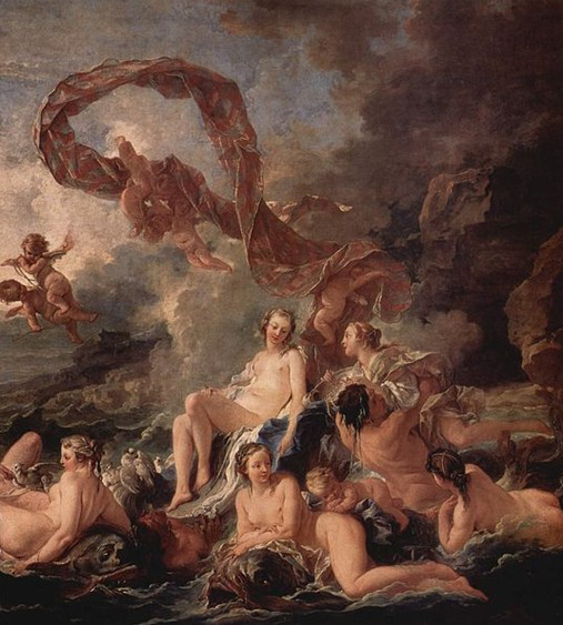 Francois Boucher The Triumph of Venus, also known as The Birth of Venus